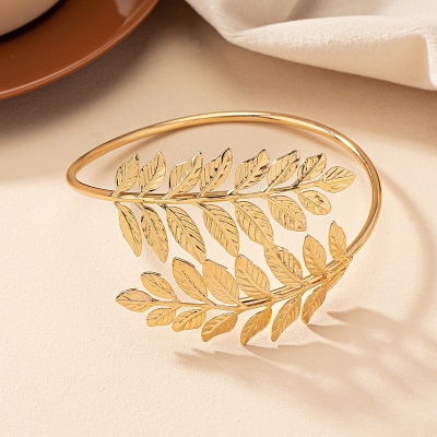 Blad Armband - Goud