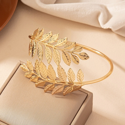 Blad Armband - Goud