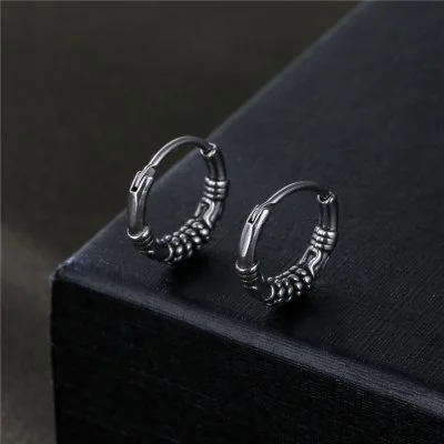 Design Hoop Oorbel - Zilver