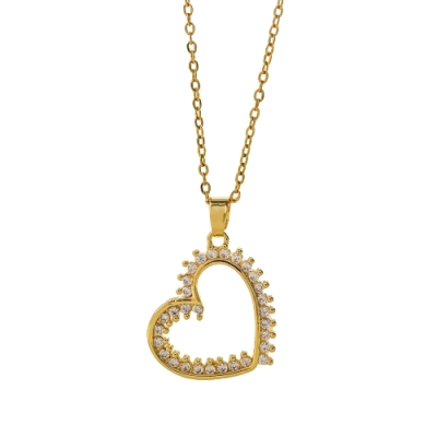 Hart Ketting - Goud
