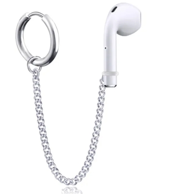 Holder Hoops Oorbellen - Zilver