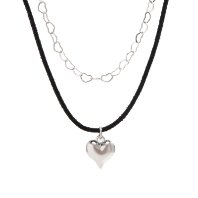 Hartje Choker - Zilver
