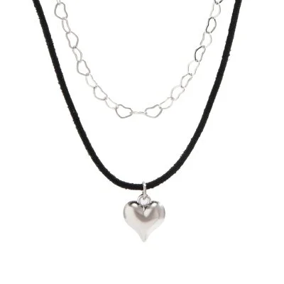 Hartje Choker - Zilver
