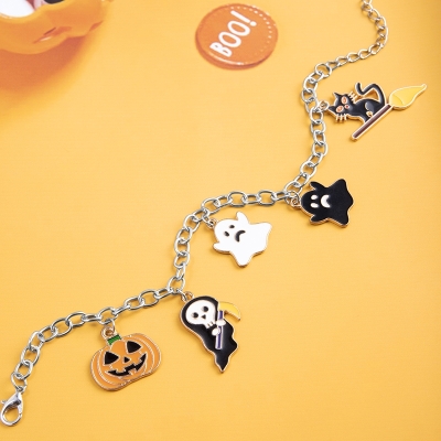 Halloween Armband - Zilver