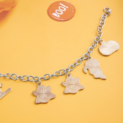 Halloween Armband - Zilver