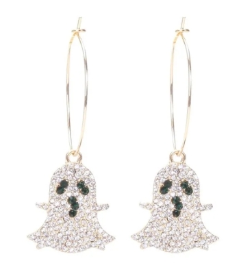 Diamanten Spookje Hoops - Goud