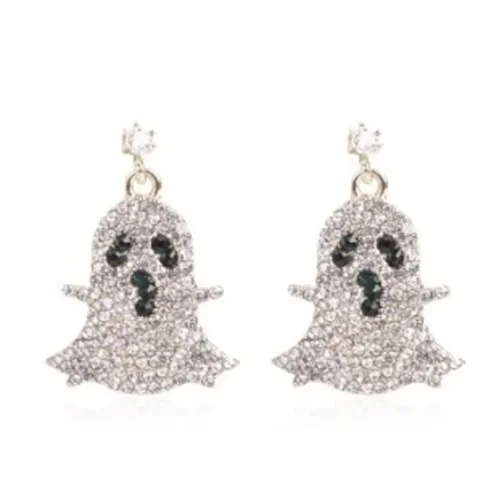 Diamanten Spookje Oorbellen - Goud