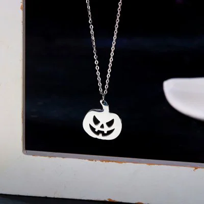 Pompoen Ketting - Zilver
