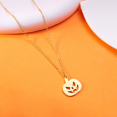 Pompoen Ketting - Goud