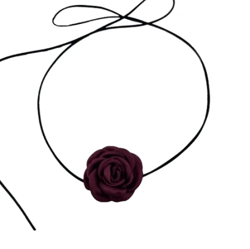 Roos Choker - Rood