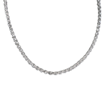 Woven Ketting - Zilver