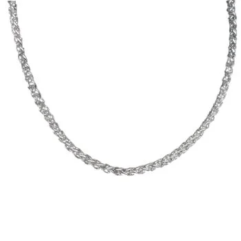 Woven Ketting - Zilver