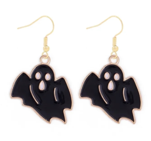 Spookje Oorbellen - Zwart