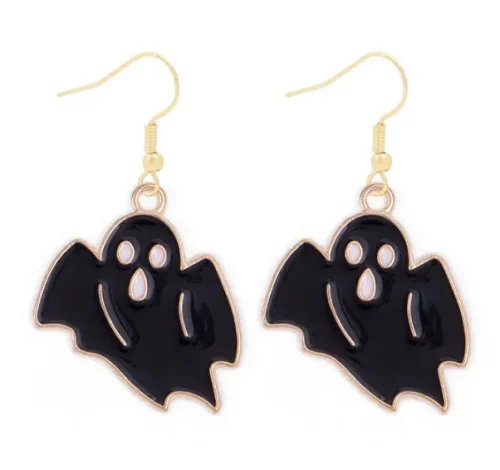 Spookje Oorbellen - Zwart