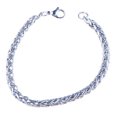 Woven Armband - Zilver