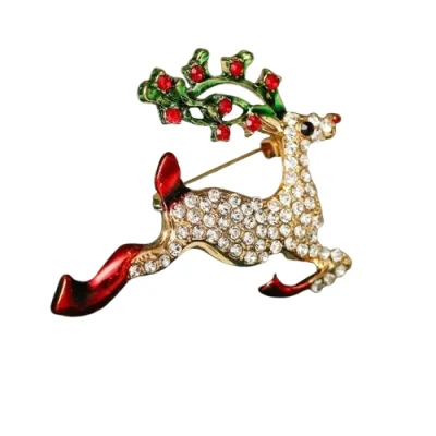 Hert Broche - Goud