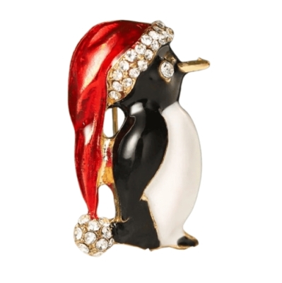 Penguïn Broche - Goud