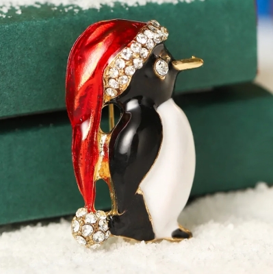 Penguïn Broche - Goud