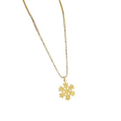 Sneeuwvlok Ketting - Goud