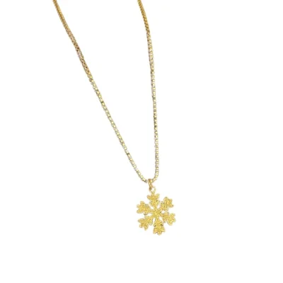Sneeuwvlok Ketting - Goud