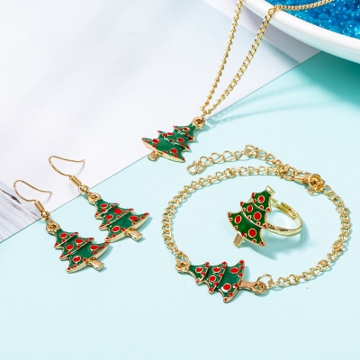 Kerstboom Sieraden Set - Goud