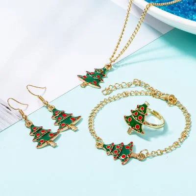 Kerstboom Sieraden Set - Goud