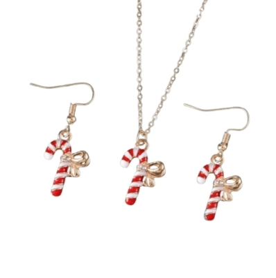 Zuurstok Sieraden Set - Goud