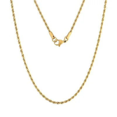 Rope Ketting- Goud
