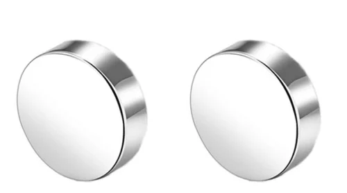 Magneet Oorbellen - Zilver