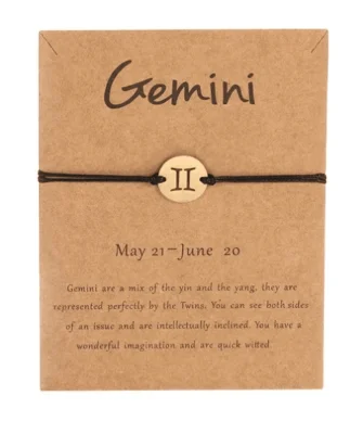 Tweelingen Armband Geschenk