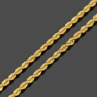 Rope Ketting- Goud