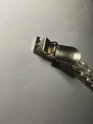Parel Vestclip - Zilver