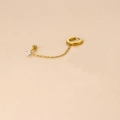 Classic String Oorbel - Goud