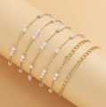 Parel Buikketting - Goud