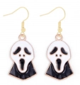 Scary Mask Oorbellen - Goud
