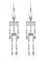 Skelet Oorbellen - Zilver