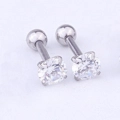 Staaf Piercing - Zilver
