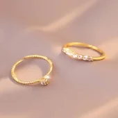 Double Fancy Ringen - Goud