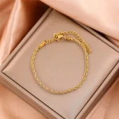 Rope Armband - Goud