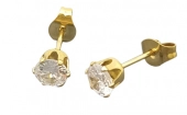 Kleine Steker Oorbellen - Goud