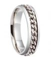 Ketting Ring - Zilver
