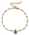 Kerstboom Armband - Goud