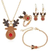 Rendier Sieraden Set - Goud