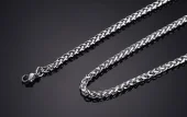 Woven Ketting - Zilver