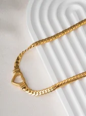 Big Hartje Ketting - Goud