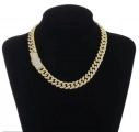 Iced Out Cuban Ketting - Goud