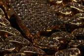 Iced Out Cuban Ketting - Goud