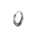 Design Hoop Oorbel - Zilver