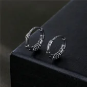 Design Hoop Oorbel - Zilver