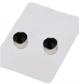 Fancy Magneet Oorbellen - Zwart